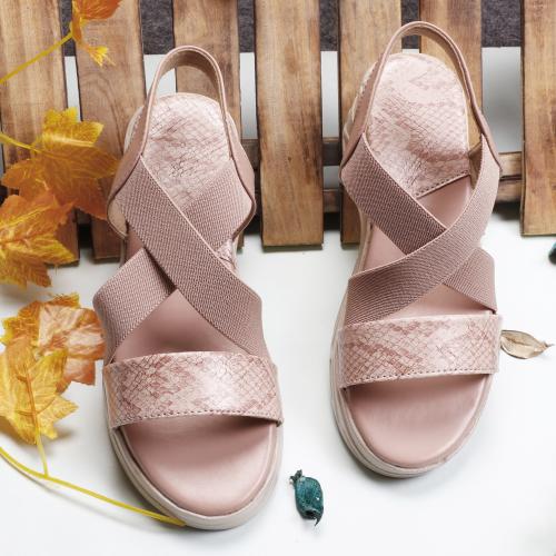 Yala 613 Peach Heeled Sandal