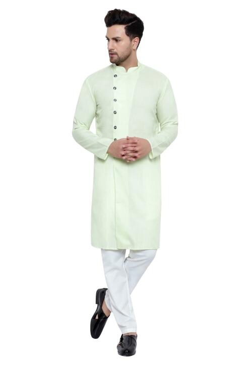 RYLEN Men's Stylish Kurta Pyjama Set