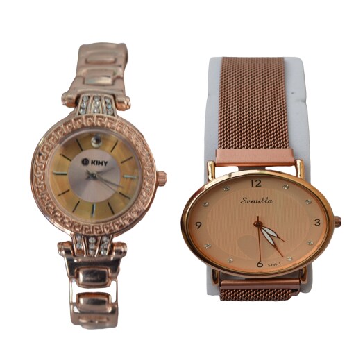 KIMY Royal Fashionable Luxury Analog Wrist Watch for Women & Girls Classic Dial Quality Stainless Steel Elegant Piece