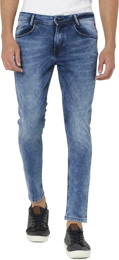 Mufti MID BLUE ANKLE LENGTH ORIGINAL STRETCH JEANS