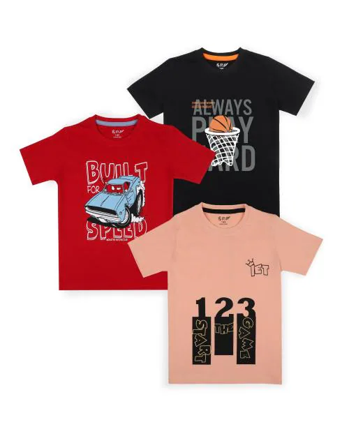 J & JP boys tshirts trendy collections - 13-14 Y