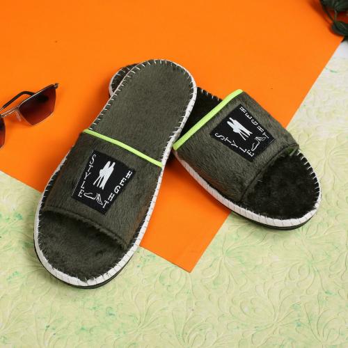 Style Height Men's Green Sliders