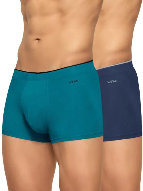 XYXX Pack of 2 Intellisoft Micro Modal Uno Men Trunks