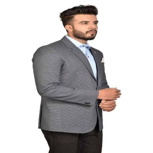 SEKYEM Men's Slim Fit Formal/Party Blazer/Casual Blazers (Grey Color)