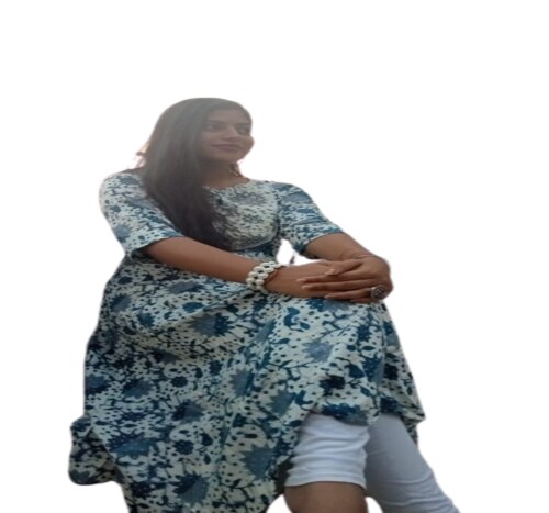 JACKSHON Cotton Anarkali Kurta Jaipuri Printed