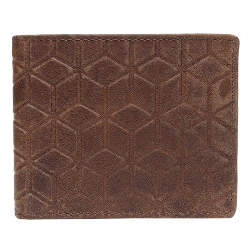 DCENT KRAFT Genuine Leather Slim Wallet, Designer RFID Blocked Casual Brown Leather wallet for men