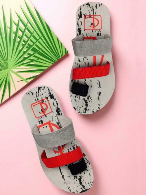 PUTUL Men’s Sandals & Floaters(Grey)