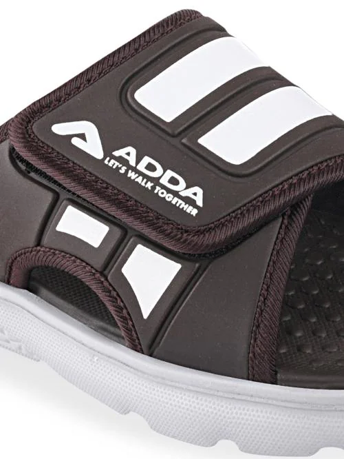 ADDA Men Brown & Beige Slide