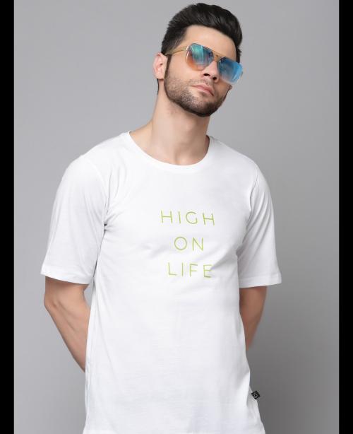 Rigo Men White Oversized T-shirt