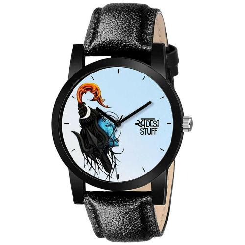 SWADESI STUFF Analogue Blue Dail Watch For Men and Boys- (SDS 44)