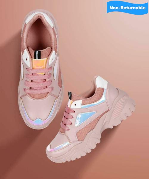 Deals4you Stylish Lightweight Comfortable White Sports Casual Shoes for Women (Non Returnable)