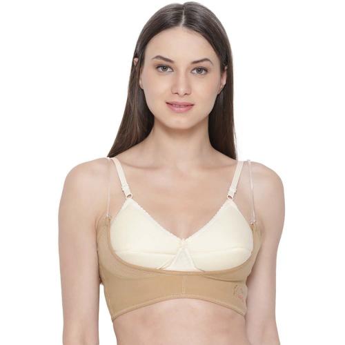 Boldwink Beige Cotton Womens Lycra Slim and Trim Bustup Body Shaper