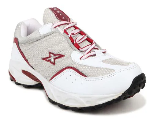 Sparx Men SM-4 Silver Red Sports Shoes
