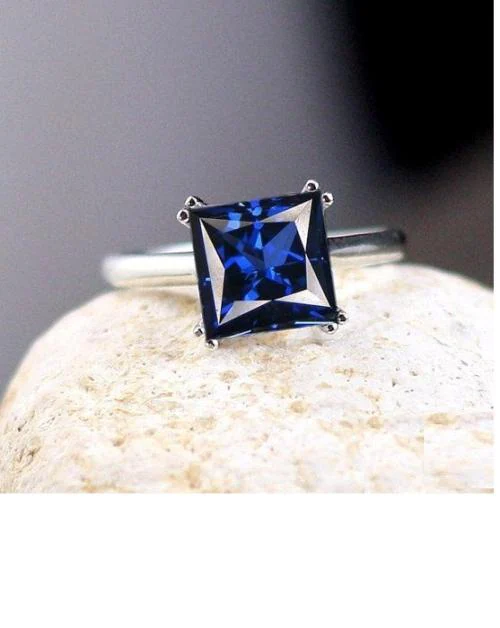 Ceylonmine Neelam Gemstone Sapphire Ring For Women