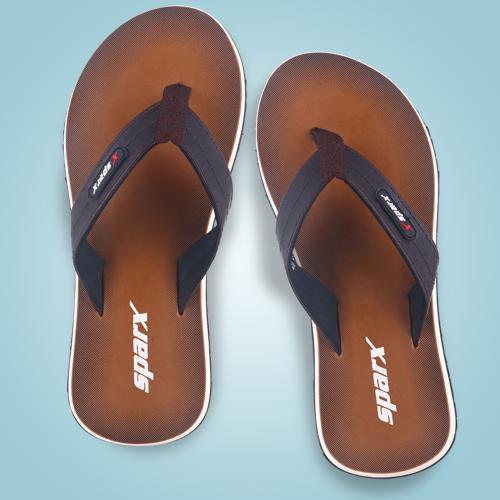 Sparx Brown Casual Slippers Men SFG-541