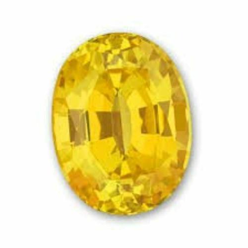 BAGUE Natural Yellow Sapphire 11.2 Ratti