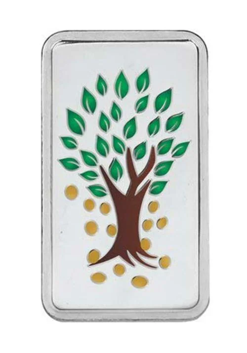 Kundan 20 gm (999.9) Kalpataru Tree Silver Colour Bar