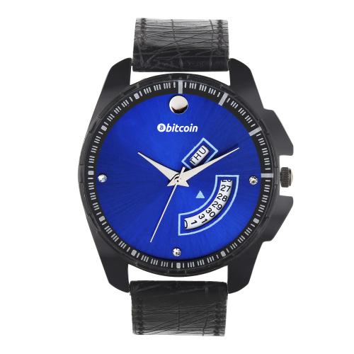 BITCOIN Wrist Watch For Men With Day & Date Indicator