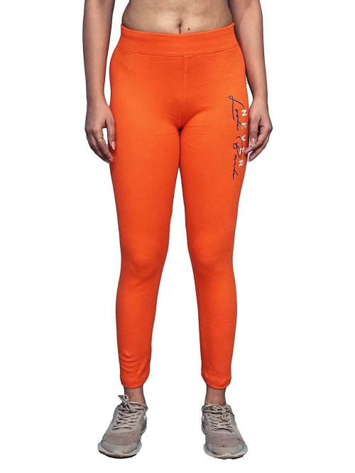 Alphabet Women Flame Cotton Track Pants (Size L)