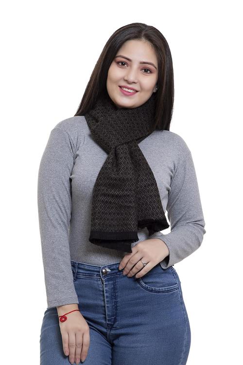 Yarnsmith Men And Women Acrylic Stylish Winter Casual Wear Muffler, 170 X 30 Cm