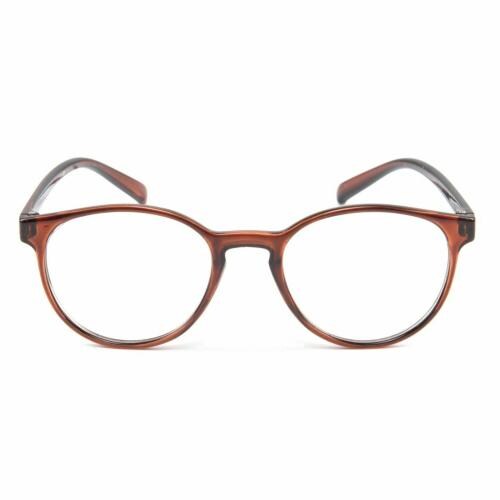 SAN EYEWEAR Men's & Women's Round Spectacles Frame (Brown Color)