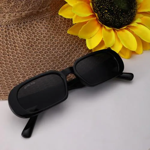 Royal Son Narrow Rectangular UV Protection Men Women Sunglasses