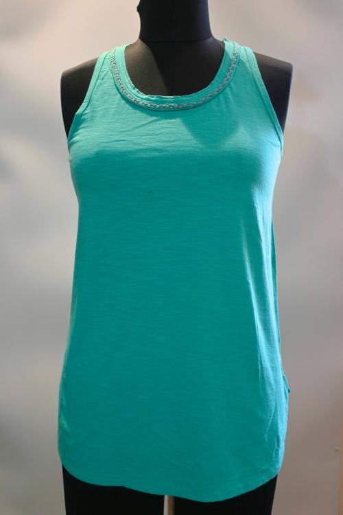 AVSOY Women Plain Round Neck Tank Top