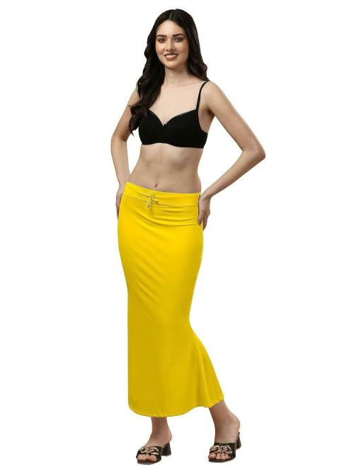 POOJARAN SAREE Cotton Lycra Saree Shapewear Petticoat for Women, Stretchable Saree Shaper Petticoat Inskirt, Shape wear Dress for Saree, Skirts