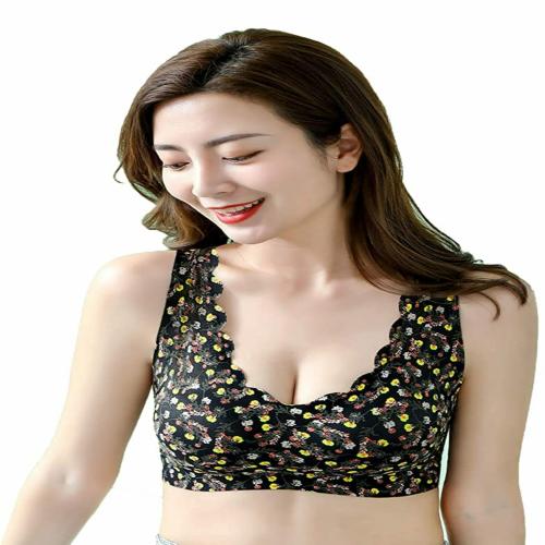 F.Fashiol.com Women Crop top | Everyday wear Bra | Printed Bra | Blouse | Saree | Tank top | Inner wear | Lingerie | Wire Free | Spandex Printed Light Padded Wire Free Crop top Bra Size-28, Multiprint