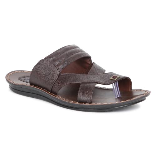 PARAGON Men's Brown slippers - 7 UK/India (41 EU)