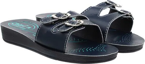 Chips Women Blue Flats Sandal