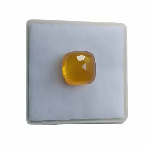 Arsuvi Pukhraj 100% Original & Natural 8 Ratti Certified AAAA+ Gemstone Pokharaj/Pokhraj Astrological Yellow Sapphire Stone (8 Ratti / 7.33 Carat)