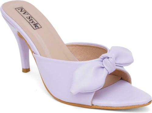 NV Style Purple Stylist Heels for Women