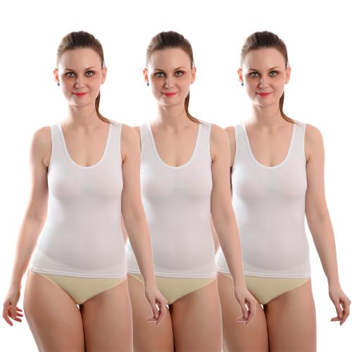 Missfire Women Stretchable/Gym Camisole, Innerwear for women (Pack Of 3)(White)