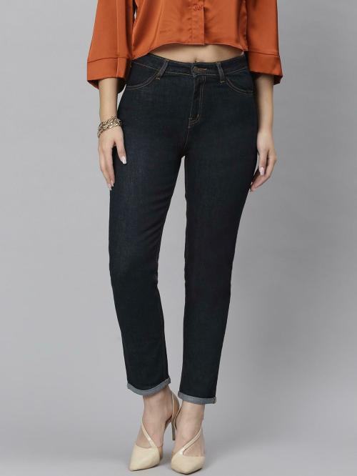 Kotty Women Black Solid Jeans