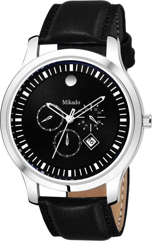 Mikado Hybrid Smartwatch Black Watch For Men