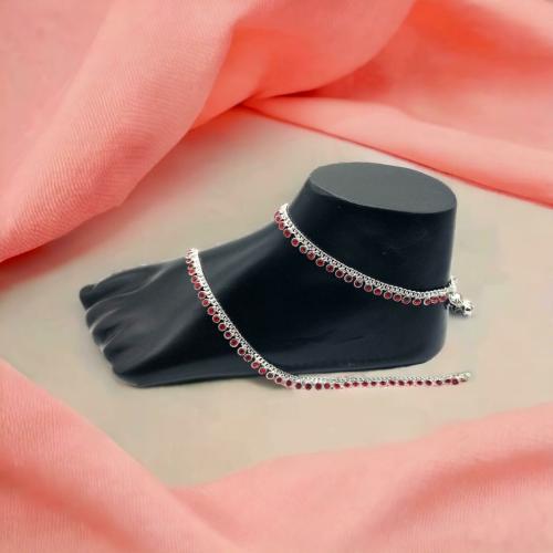 Buy BR Ornaments Elite Glittering Women Anklets & Toe Rings Alloy
