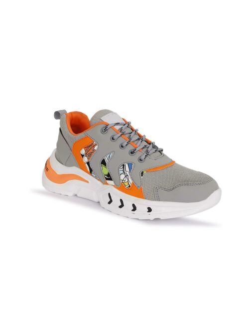 WIN9 Men Silver Casual Laceup Comfortable Sports Shoes