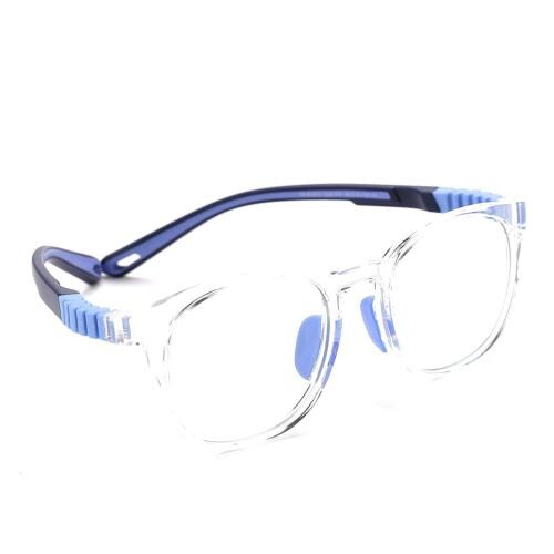 Buy Intellilens Transparent Glass Round Computer Glasses For Kids ...