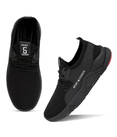 XENIX Black 489 Running & Gym Sports Shoe For Men