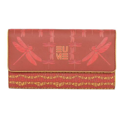 Buy Eume Hot Sauce Red Vegan Leather, Polyvinyl Chloride Wallet 4003_Ba