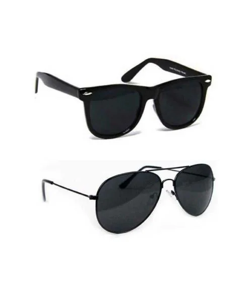 Elligator Classic Aviator and Wayfarer Sunglasses for Men and Women UV Lens Protection