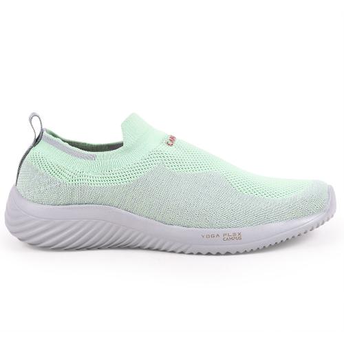 Campus 22L-117 PTNA GRN/L.GRY Women Running shoes