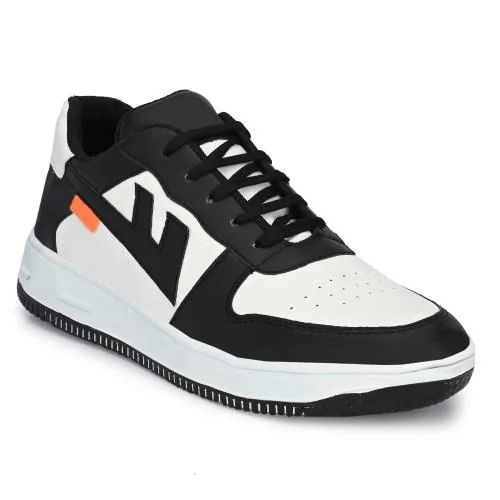 YSCROWD Men's Sneakers Casual Shoes (Black)