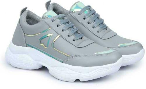 HimQuen Walking Shoe for Women And Girls  (Grey)