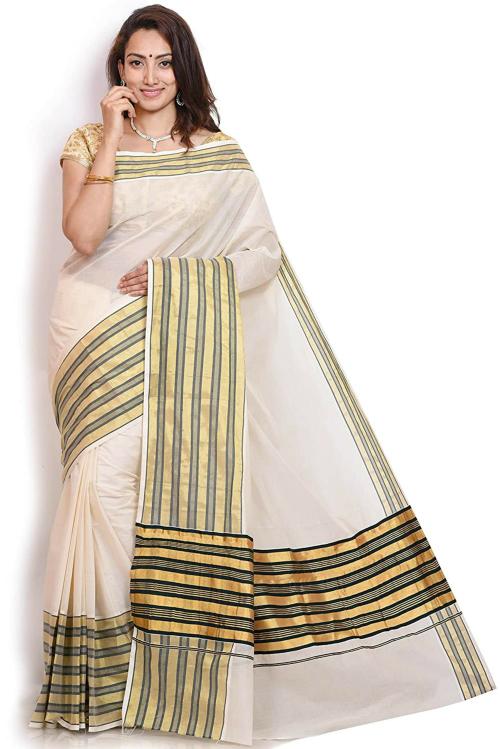 Fashionkiosks Women Saree With Running Blouse Piece
