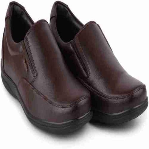 bata black office shoes