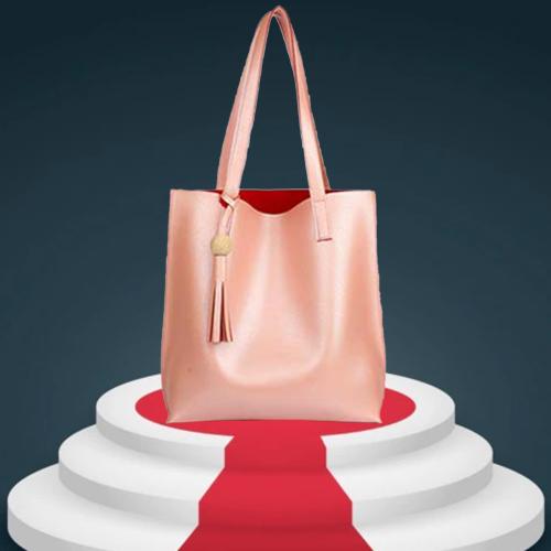 Mammon women's Extra Large 3 Compartment Tote Hand Bag