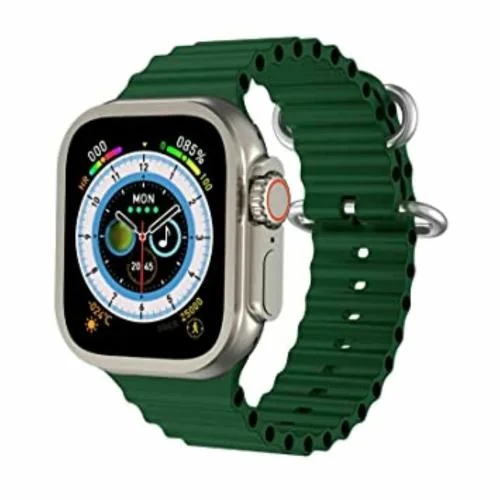 Ultra Smart Watch With Bluetooth Calling HD Screen for Men and Women Smartwatch Green