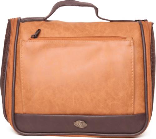 Astrid Mens Brown Travel Toiletry Kit